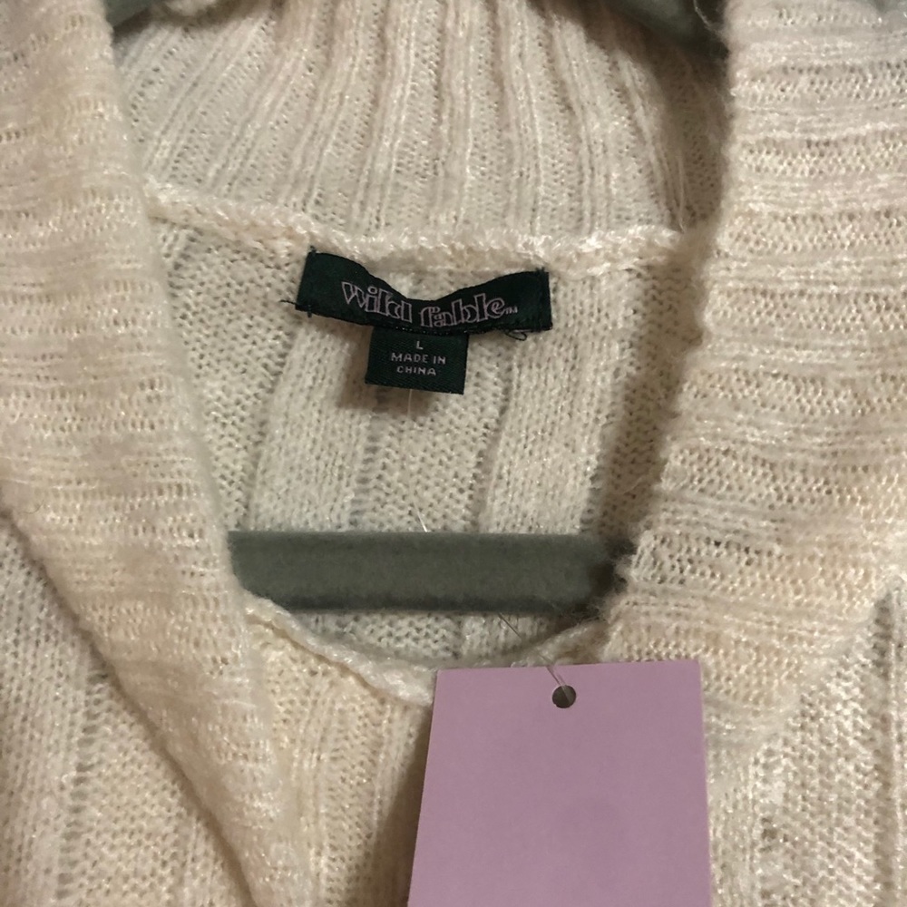 Wild Fable Ribbed Mock Neck Sweater - Picture 3 of 3